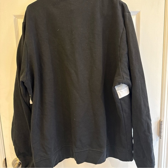 Lacoste Black and Gray Zip-Up Sweater - Picture 3 of 5